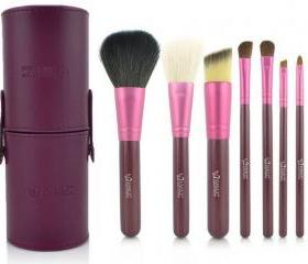 High Quality EMILY 7pcs/set support portable Tongzhuang multifunction pen holder brush sets makeup brushes - Purple