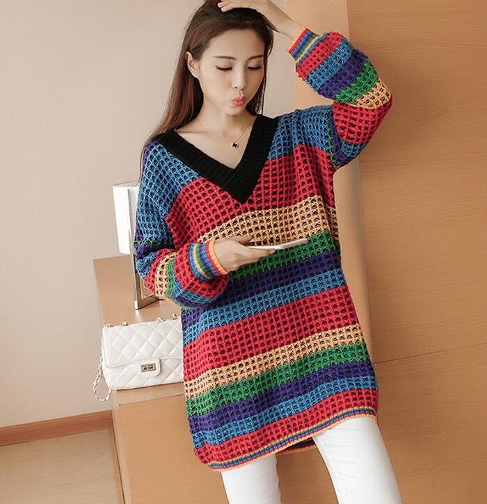v collar sweater